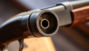 32WIN cartridge in a vintage Winchester rifle, highlighting craftsmanship and historical design details for gun enthusiasts.