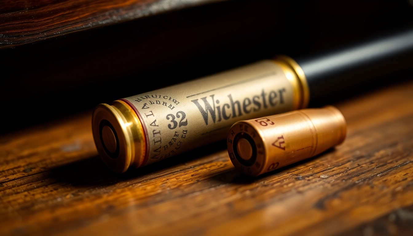 The 32 WIN cartridge showcasing historical significance and firearm versatility for hunting and target shooting.