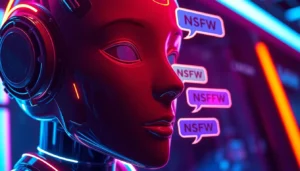 Engage with a realistic nsfw ai chatbot showcasing unfiltered adult conversations through a sleek, digital interface for 2025 users.