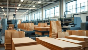 High-quality torba papierowa being crafted with eco-friendly materials by expert packaging
