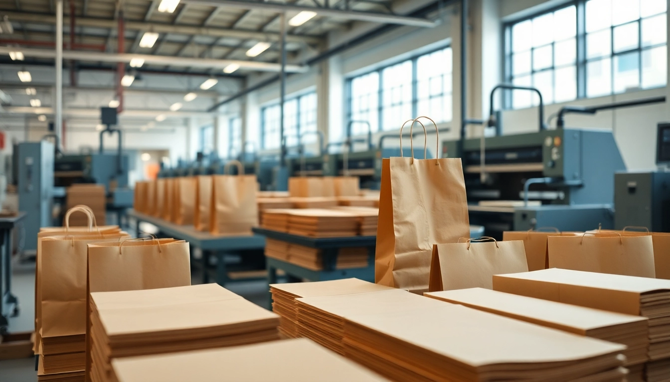 High-quality torba papierowa being crafted with eco-friendly materials by expert packaging